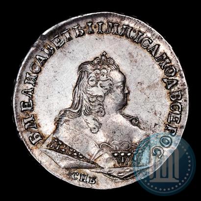 Фото 1 рубль 1744 года СПБ 