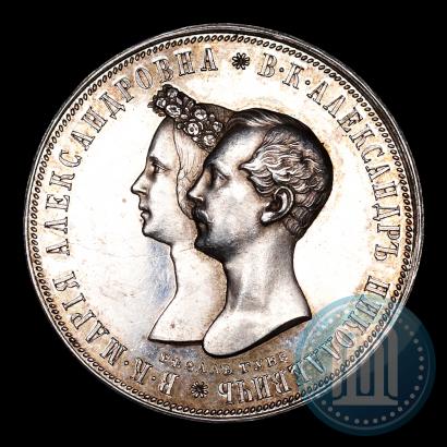 Picture 1 rouble 1841 year СПБ-НГ "In the memory of the wedding of the crown prince"