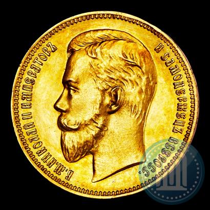 Picture 25 roubles 1908 year (*) "On the 40-th birthday of the Emperor Nicholas II"