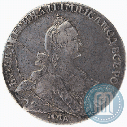 Picture 1 rouble 1768 year ММД-EI 