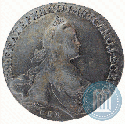 Фото 1 рубль 1770 года СПБ-ЯЧ 