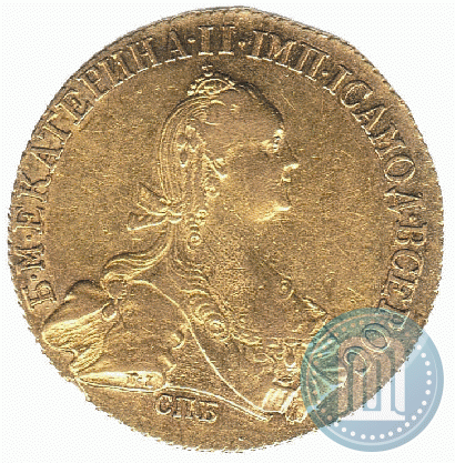Фото 10 рублей 1774 года СПБ 