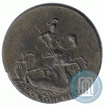 Picture 2 kopecks 1788 year ТМ 