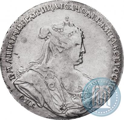 Picture Poltina 1738 year СПБ "Petersburg type"