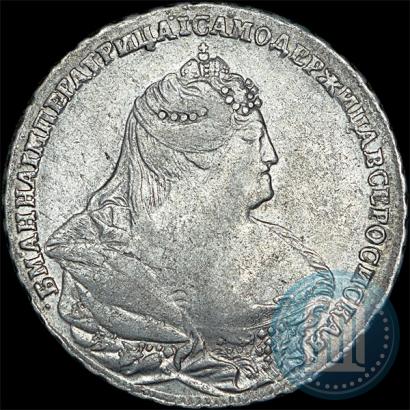 Фото 1 рубль 1739 года  "Московский тип"