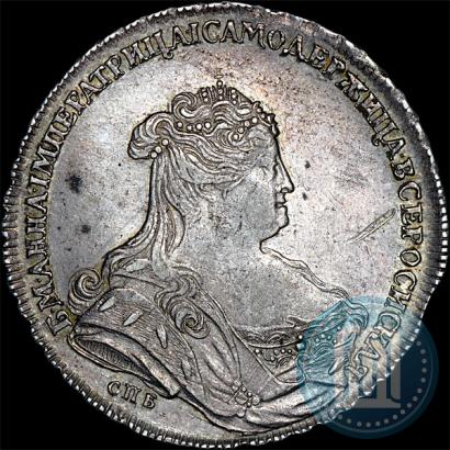 Picture 1 rouble 1739 year СПБ "Petersburg type"