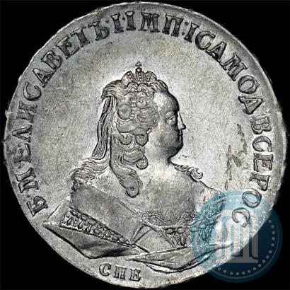 Picture 1 rouble 1744 year СПБ 