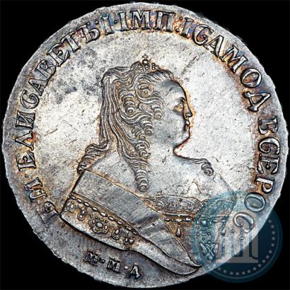 Фото 1 рубль 1751 года ММД 