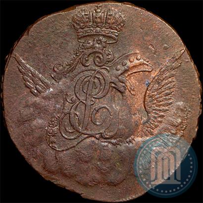 Фото 1 копейка 1755 года  