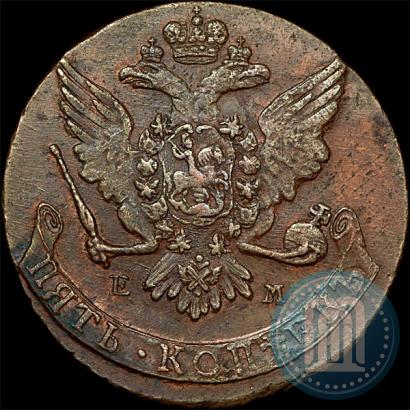 Фото 5 копеек 1764 года ЕМ 