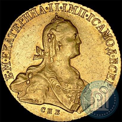 Picture 10 roubles 1775 year СПБ 