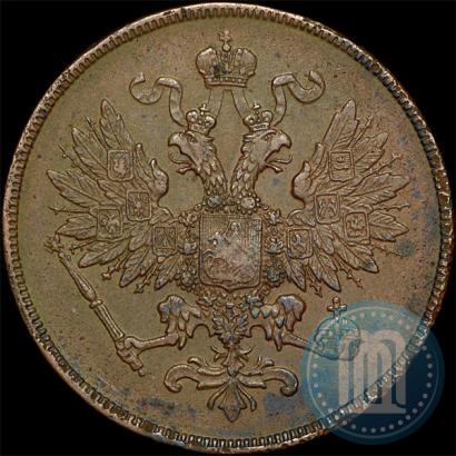 Фото 2 копейки 1861 года ВМ 