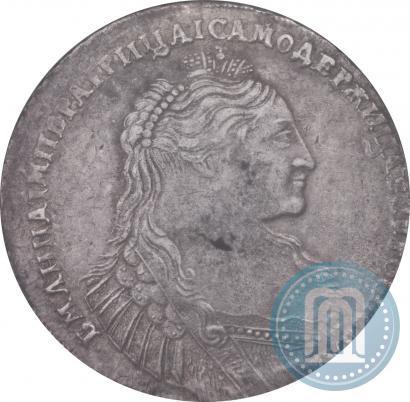 Фото 1 рубль 1737 года  "Тип 1735 года"
