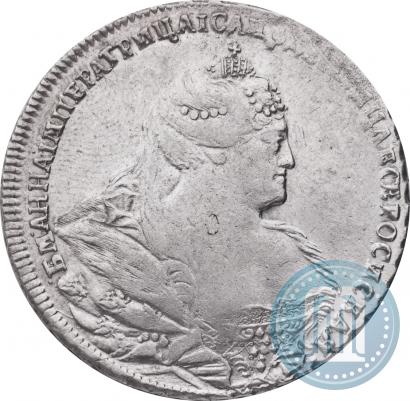 Picture 1 rouble 1739 year  "Moscow type"