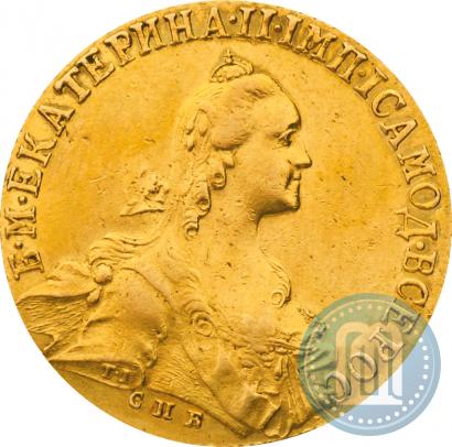Picture 10 roubles 1766 year СПБ 