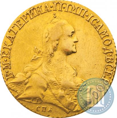 Picture 10 roubles 1769 year СПБ 