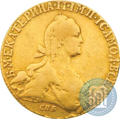 Picture 10 roubles 1776 year СПБ 