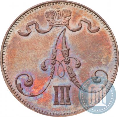 Picture 5 pennia 1889 year  