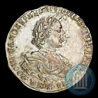 Picture 1 rouble 1719 year OK "Portrait in armour"