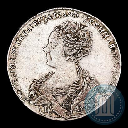 Фото 1 рубль 1726 года  "Московский тип, портрет влево"