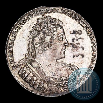 Фото 1 рубль 1733 года  