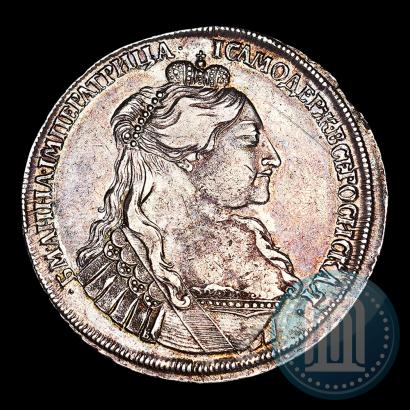 Фото 1 рубль 1734 года  "Тип 1735 года"