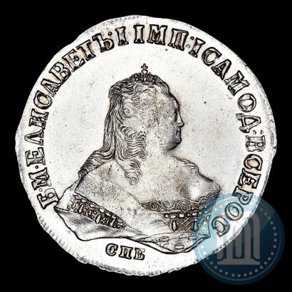 Фото 1 рубль 1749 года СПБ 