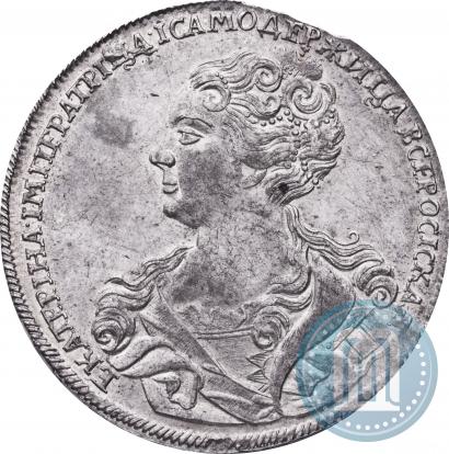 Picture 1 rouble 1726 year  "Moscow type, portrait turned to the left"