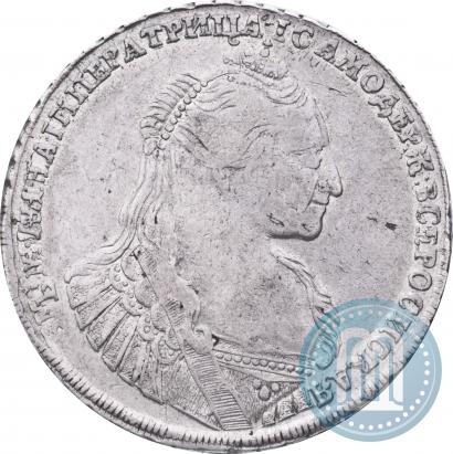 Фото 1 рубль 1734 года  "Тип 1735 года"