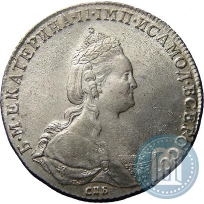 Фото 1 рубль 1786 года СПБ-ЯА 