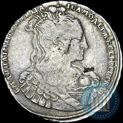 Picture Poltina 1734 year  "Type of 1734"