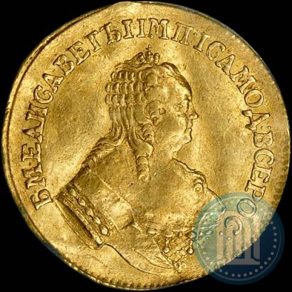 Фото 1 червонец 1751 года  "Св. Андрей на реверсе"