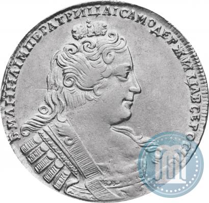 Фото 1 рубль 1733 года  