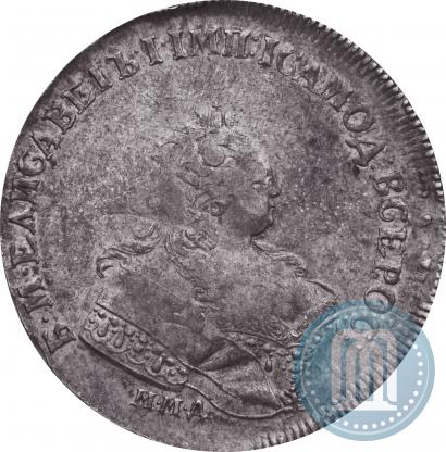 Picture 1 rouble 1743 year ММД 