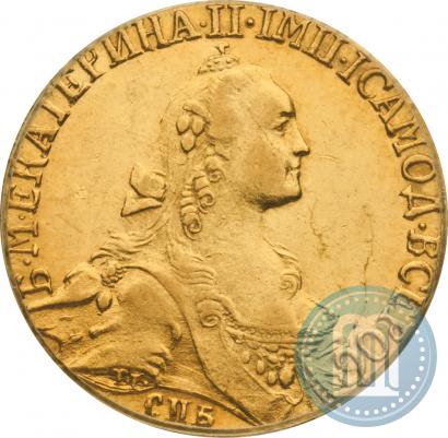 Picture 10 roubles 1767 year СПБ 