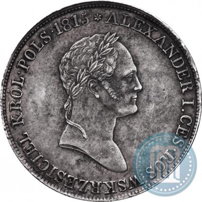 Фото 5 злотых 1833 года KG 