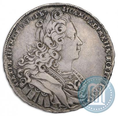 Picture 1 rouble 1727 year  "Moscow type"