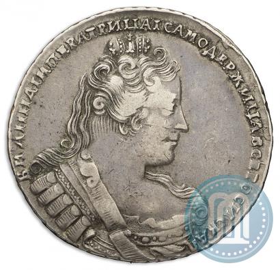 Фото 1 рубль 1733 года  