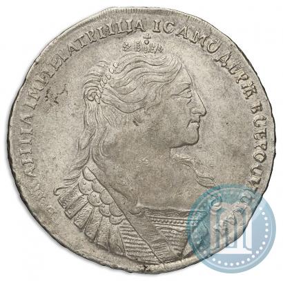 Фото 1 рубль 1734 года  "Тип 1735 года"