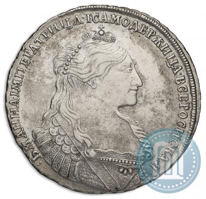 Фото 1 рубль 1735 года  