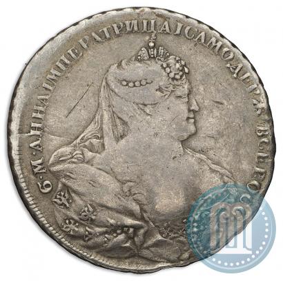 Фото 1 рубль 1737 года  "Работы Гедлингера"