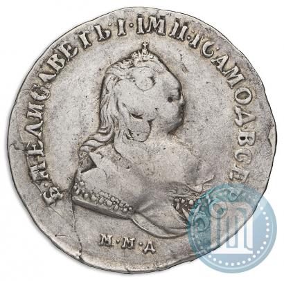 Picture 1 rouble 1742 year ММД 