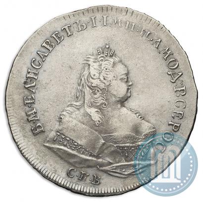 Фото 1 рубль 1742 года СПБ 