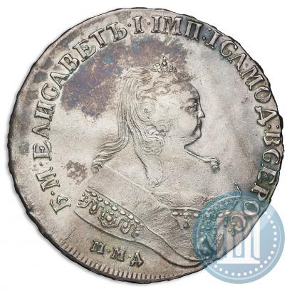 Picture 1 rouble 1747 year ММД 