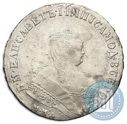 Picture 1 rouble 1750 year ММД 