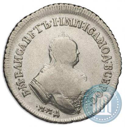 Фото Полуполтинник 1751 года ММД-А 