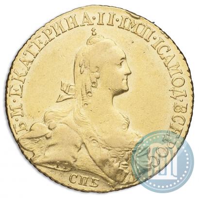 Фото 10 рублей 1769 года СПБ 