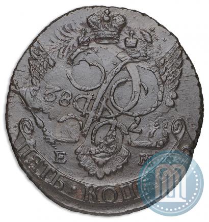 Picture 5 kopecks 1796 year ЕМ "Paul's restrike"