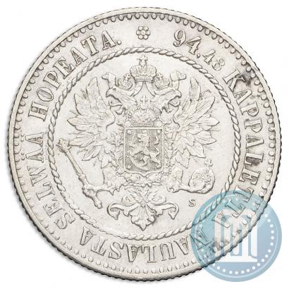 Picture 1 markka 1864 year S 