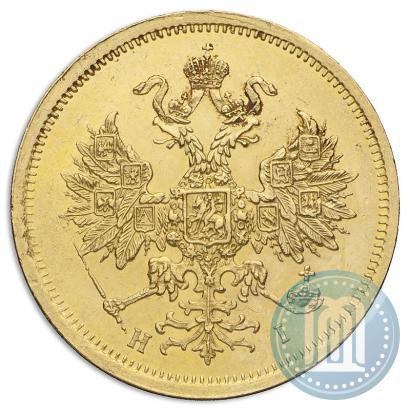 Picture 5 roubles 1873 year СПБ-НІ 